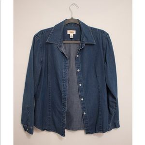 Denim Button Up M